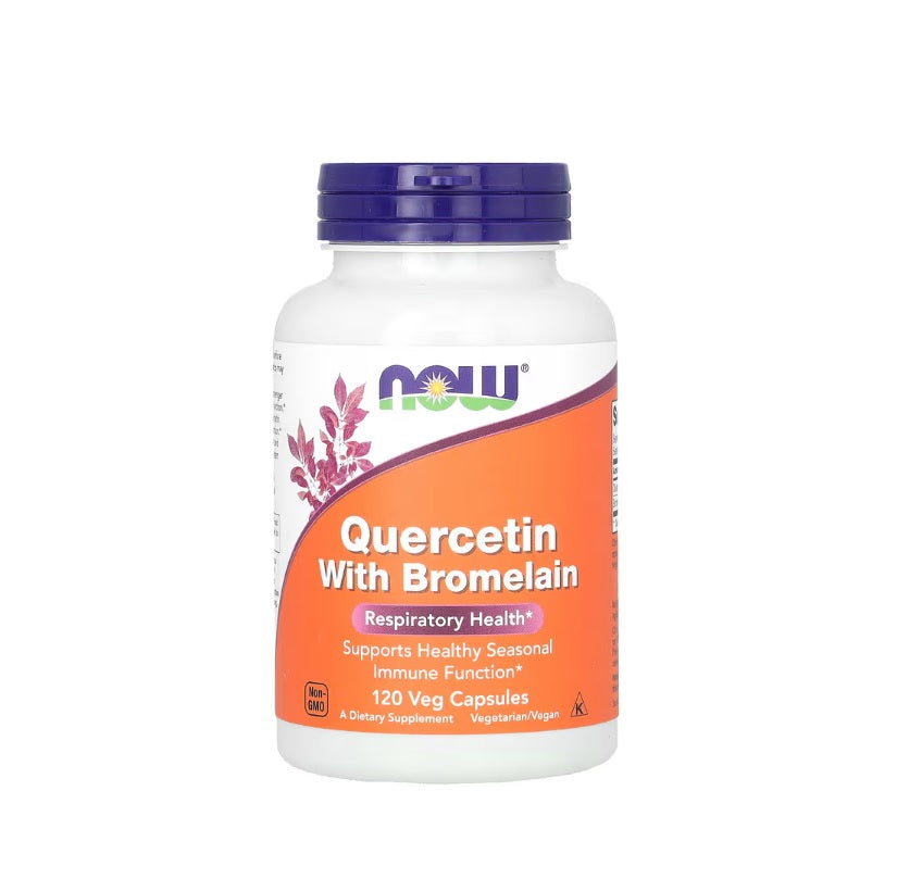 Quercetin with Bromelain - 120 vcaps - Now Foods