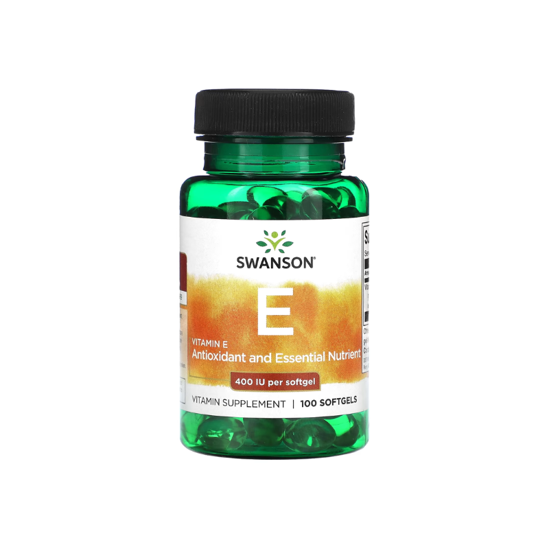 Vitamin E, 400 IU Natural - 100 softgels - Swanson