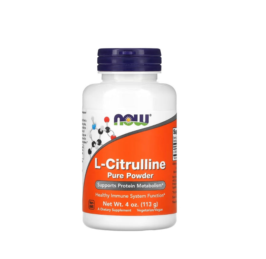 L-Citrulline, Pure Powder - 113 grams&nbsp;- NOW Foods