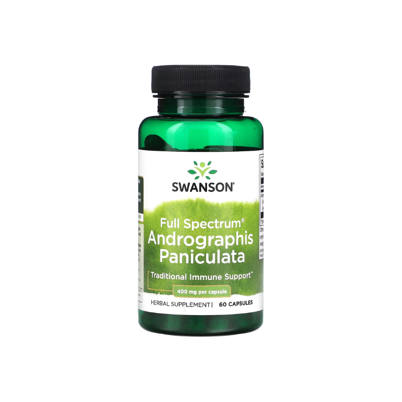 Full Spectrum Andrographis Paniculata, 400mg - 60 caps - Swanson