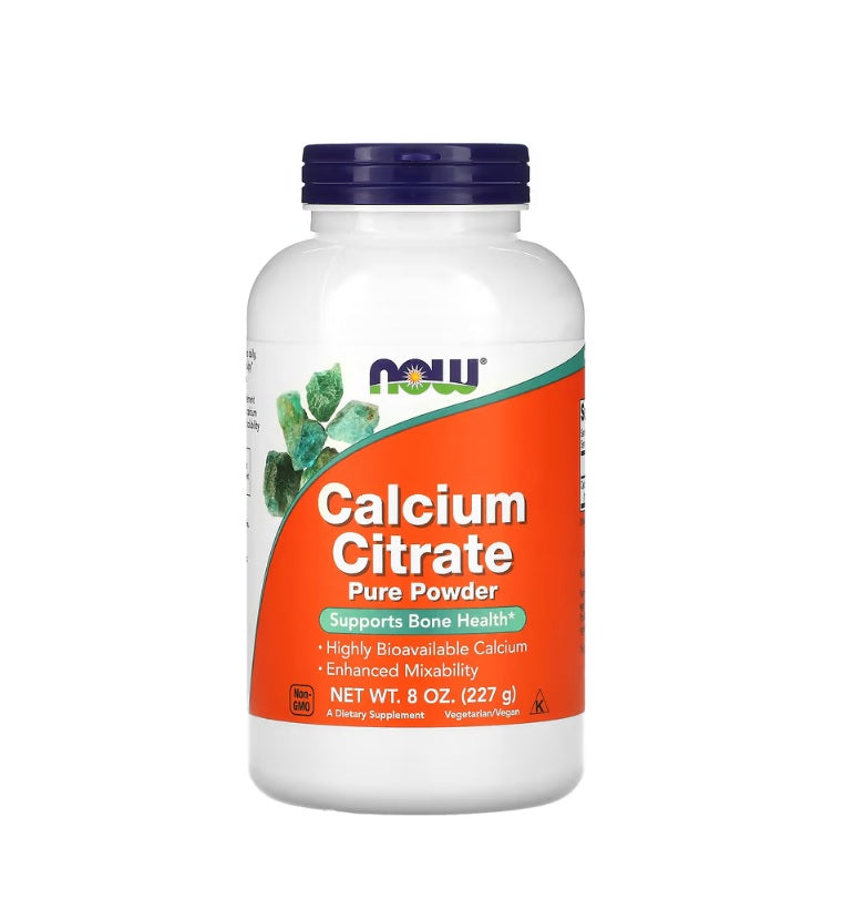 Calcium Citrate Pure Powder - 227 grams - Now Foods