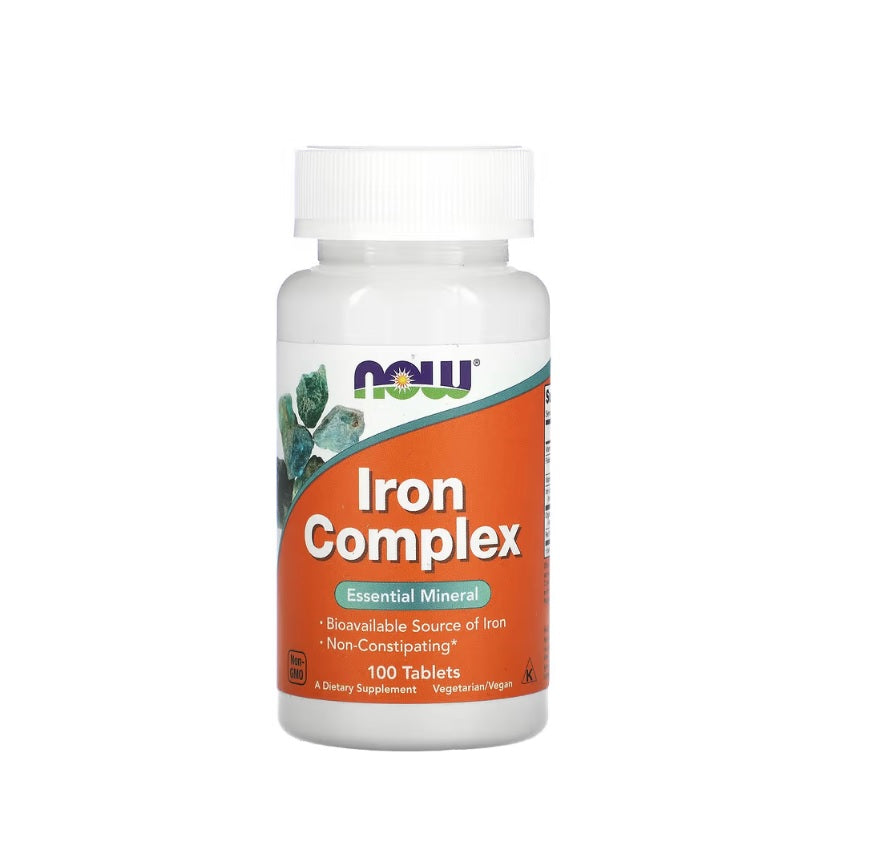 Iron Complex - 100 tablets - NOW Foods