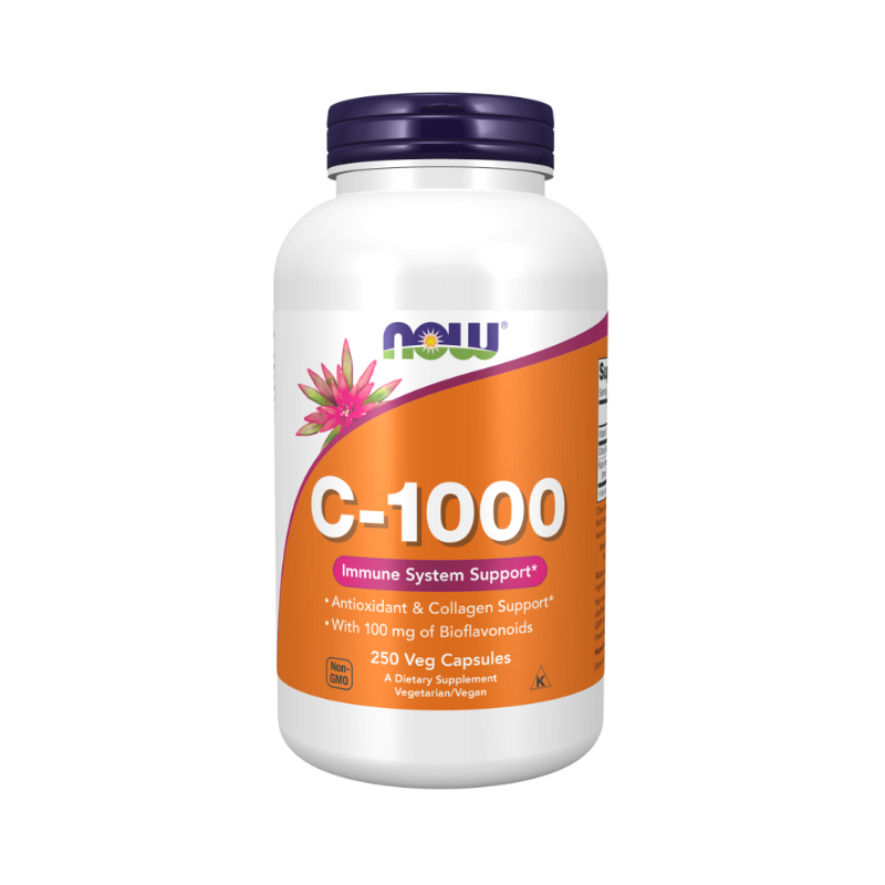 Vitamina C-1000 con 100mg de Bioflavonoides - 250 vcaps