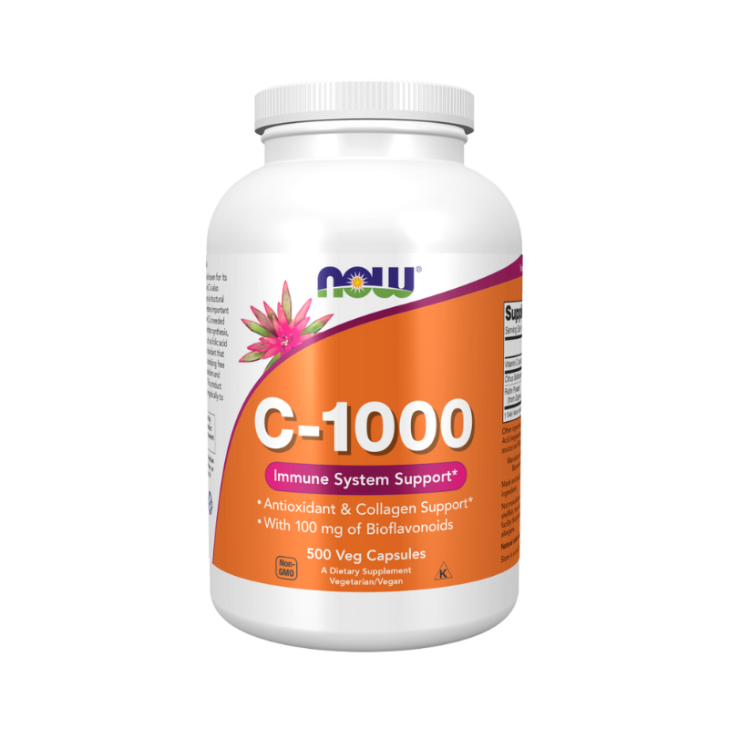 Vitamina C-1000 con 100 mg di bioflavonoidi - 500 vcaps