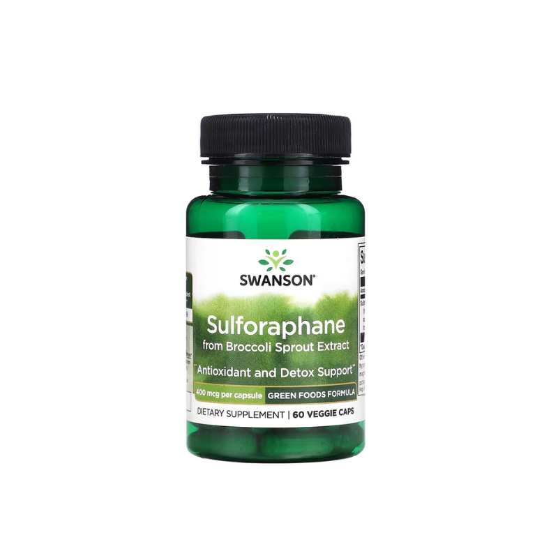 Sulforaphane from Broccoli Sprout Extract, 400mcg - 60 vcaps