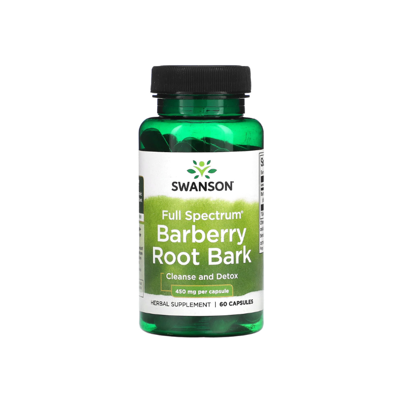 Full Spectrum Barberry Root Bark, 450mg - 60 caps - Swanson