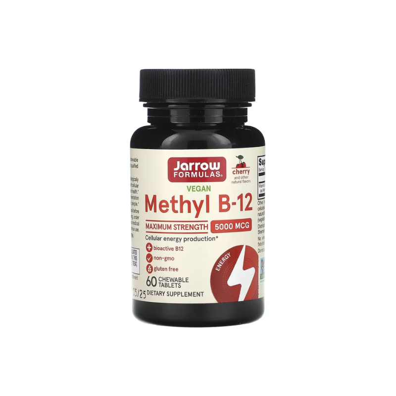 Methyl B-12, 5000mcg (Cherry) - 60 chewable tabs