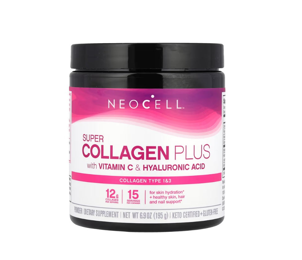 Super Collagen Plus with Vitamin C &amp; Hyaluronic Acid - 195 grams - NeoCell