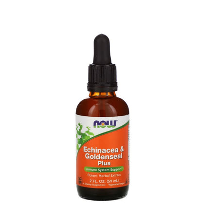 Echinacea &amp; Goldenseal Plus - 60 ml - Now Foods