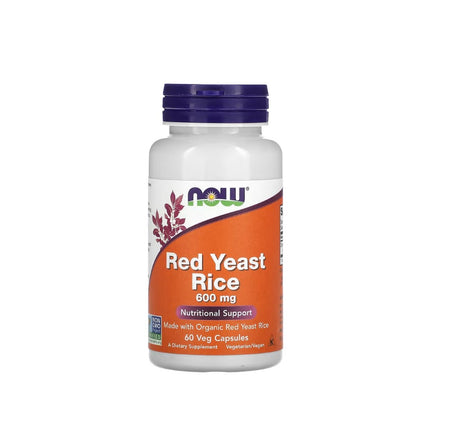 Red Yeast Rice, 600mg - 60 vcaps - NOW Foods