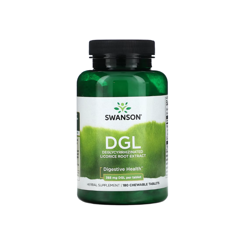 DGL, 385mg - 180 chewable tabs - Swanson