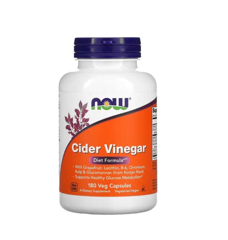 Cider Vinegar - 180 caps - Now Foods