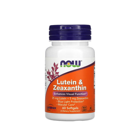 Lutein &amp; Zeaxanthin - 60 softgels - NOW Foods