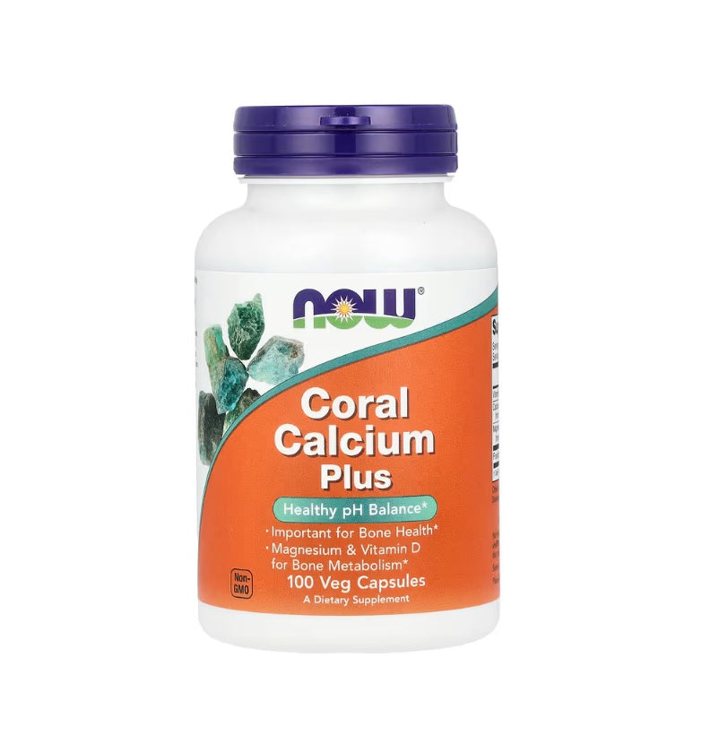 Coral Calcium Plus - 100 vcaps - Now Foods