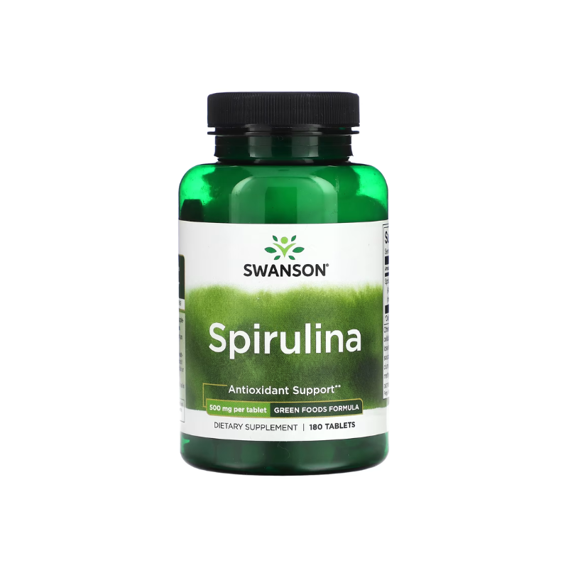 Spirulina, 500mg - 180 tablets