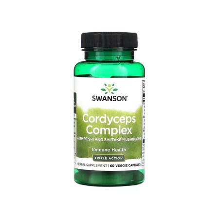 Cordyceps Complex with Reishi and Shiitake Mushrooms - 60 vcaps - Swanson