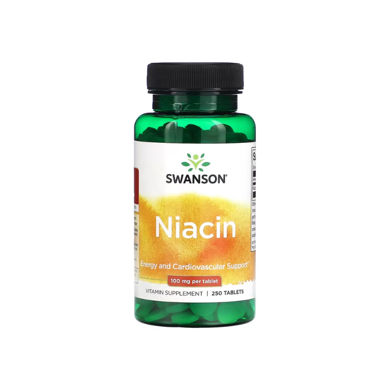 Niacin, 100mg - 250 tablets