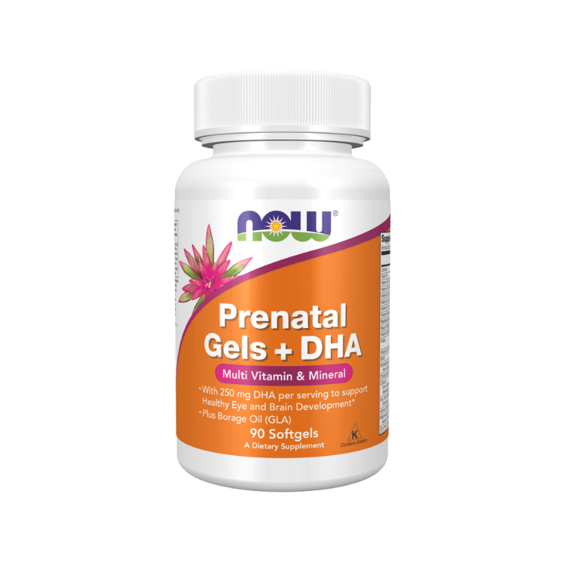 Geles Prenatales + DHA - 90 cápsulas blandas