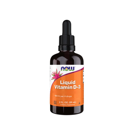 Vitamin D-3 Liquid, 400 IU - 59 ml. - NOW Foods