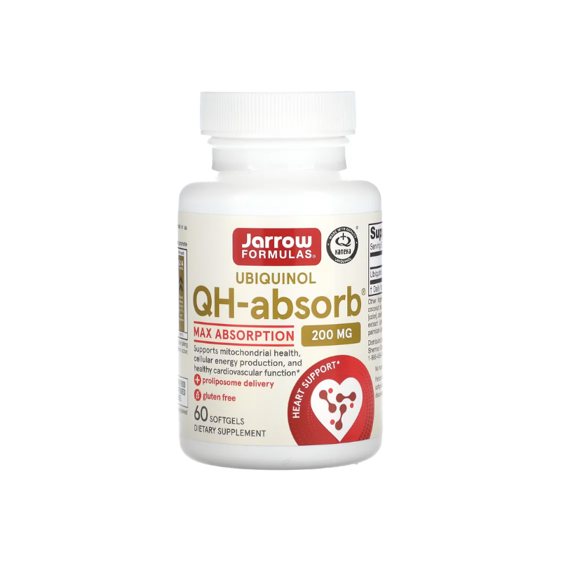 Ubiquinol QH-absorb, 200mg - 60 softgels - Jarrow Formulas