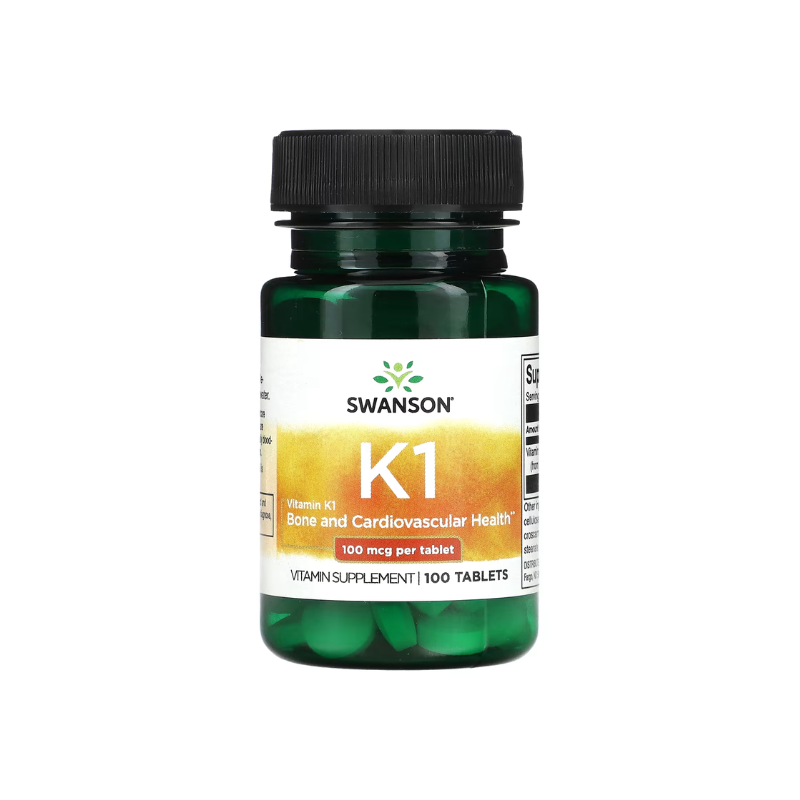 Vitamin K1, 100mcg - 100 tablets - Swanson