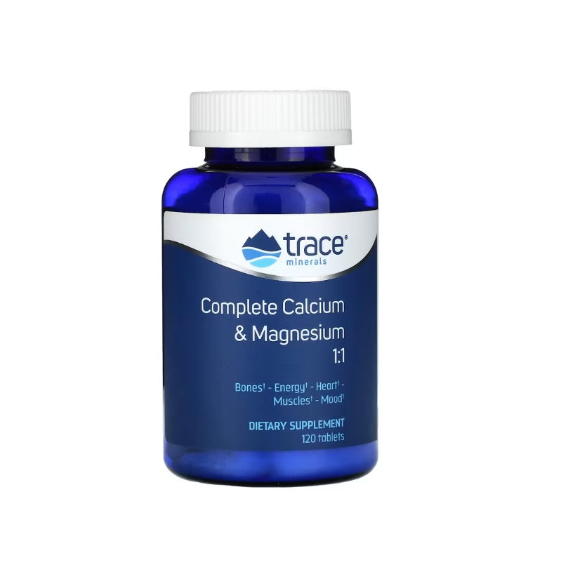 Complete Calcium &amp; Magnesium 1:1 - 120 tablets - Trace Minerals