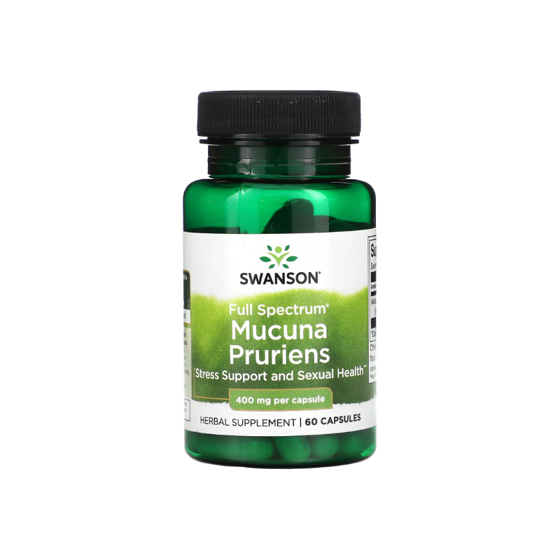 Full Spectrum Mucuna Pruriens, 400mg - 60 caps - Swanson