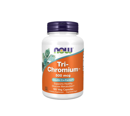 Tri-Chromium 500mcg - 180 vcaps - NOW Foods