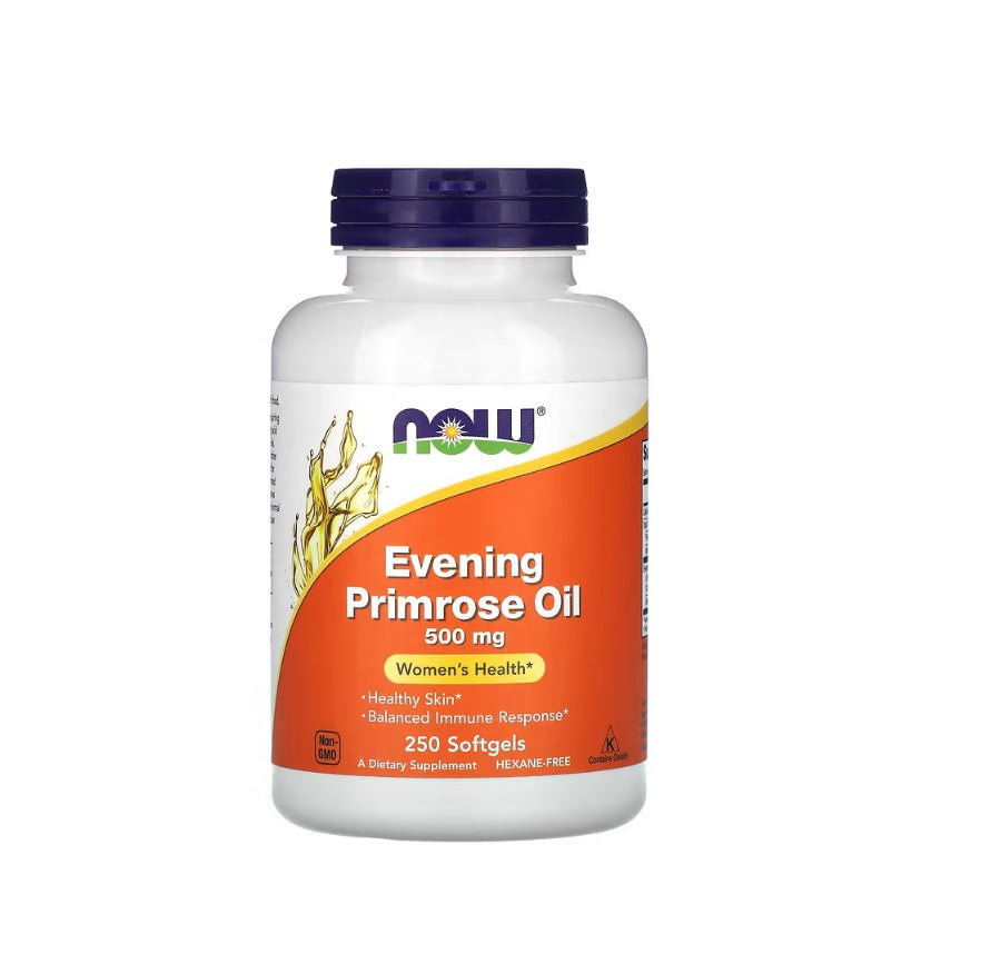 Evening Primrose Oil, 500mg - 250 softgels - NOW Foods