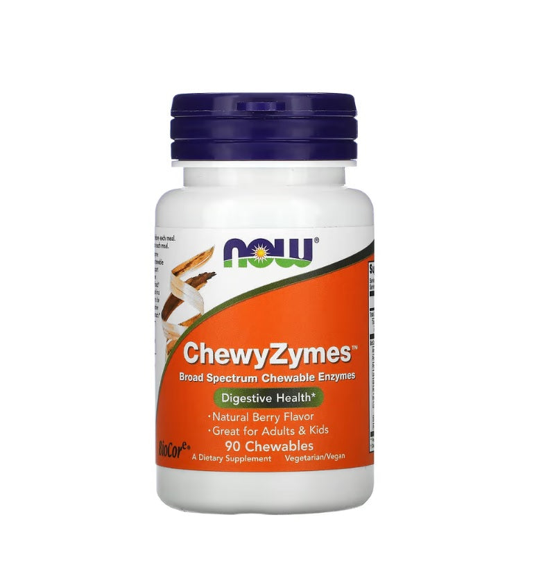 ChewyZymes - 90 chewables - Now Foods