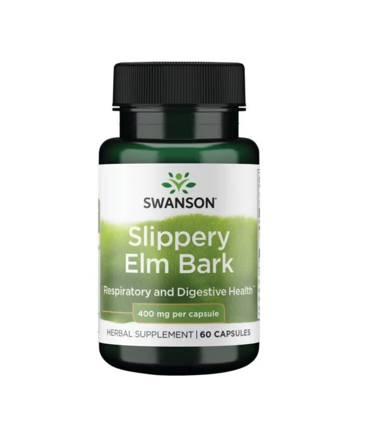 Slippery Elm Bark, 400mg - 60 caps - Swanson