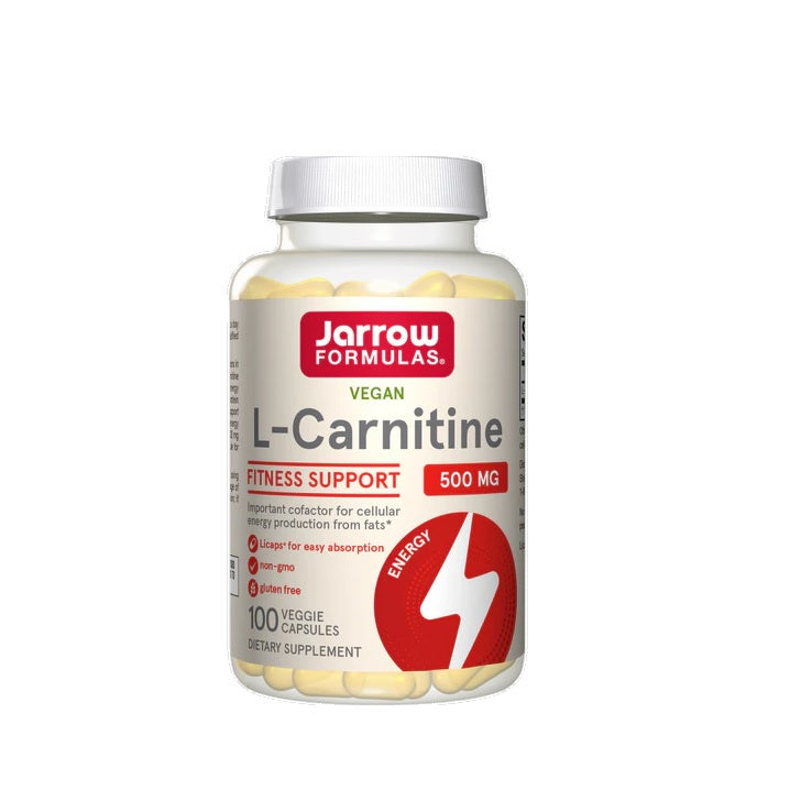 L-Carnitine, 500mg - 100 vegetarian licap - Jarrow Formulas