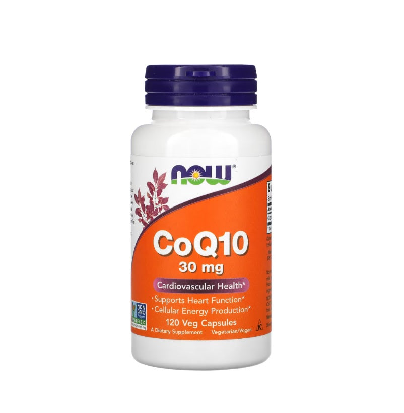 CoQ10, 30mg - 120 vcaps - Now Foods