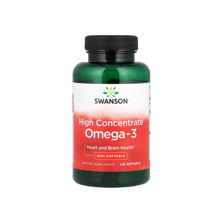 High Concentrate Omega-3 - 120 softgels - Swanson