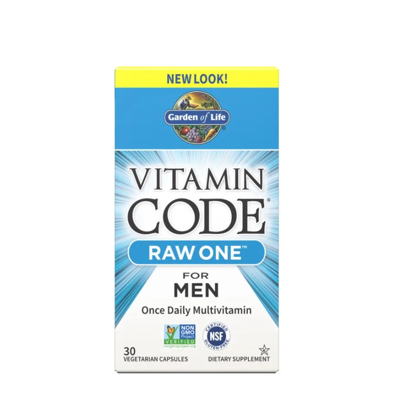 Vitamin Code Raw One for Men - 30 vcaps - Garden of Life