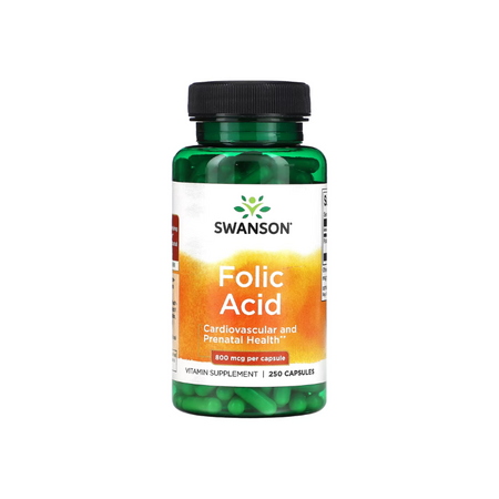 Folic Acid, 800mcg - 250 caps - Swanson