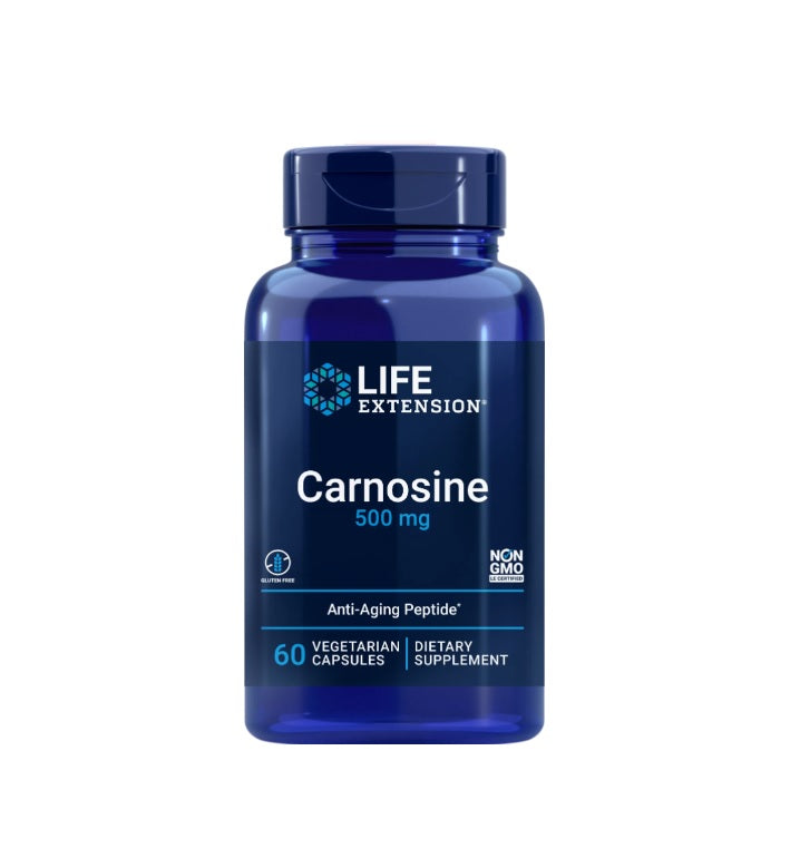 Carnosine, 500mg - 60 vcaps - Life Extension