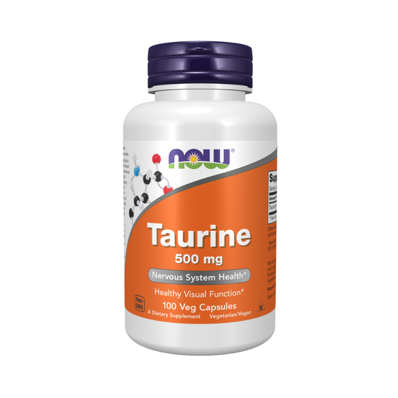 Taurina, 500 mg - 100 cápsulas