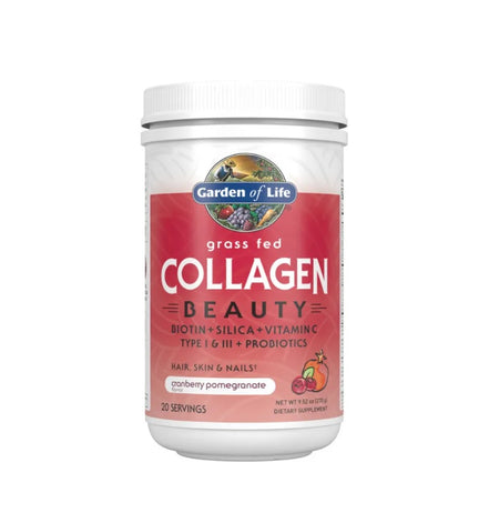 Grass Fed Collagen Beauty, Cranberry Pomegranate - 270 grams - Garden of Life