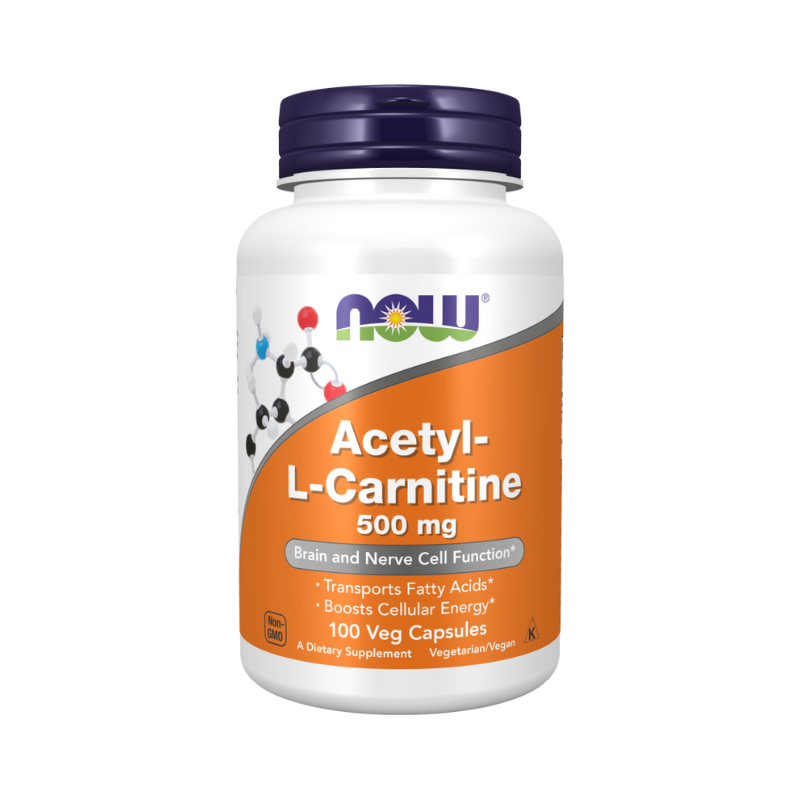 Acetil-L-Carnitina, 500mg - 100 cápsulas