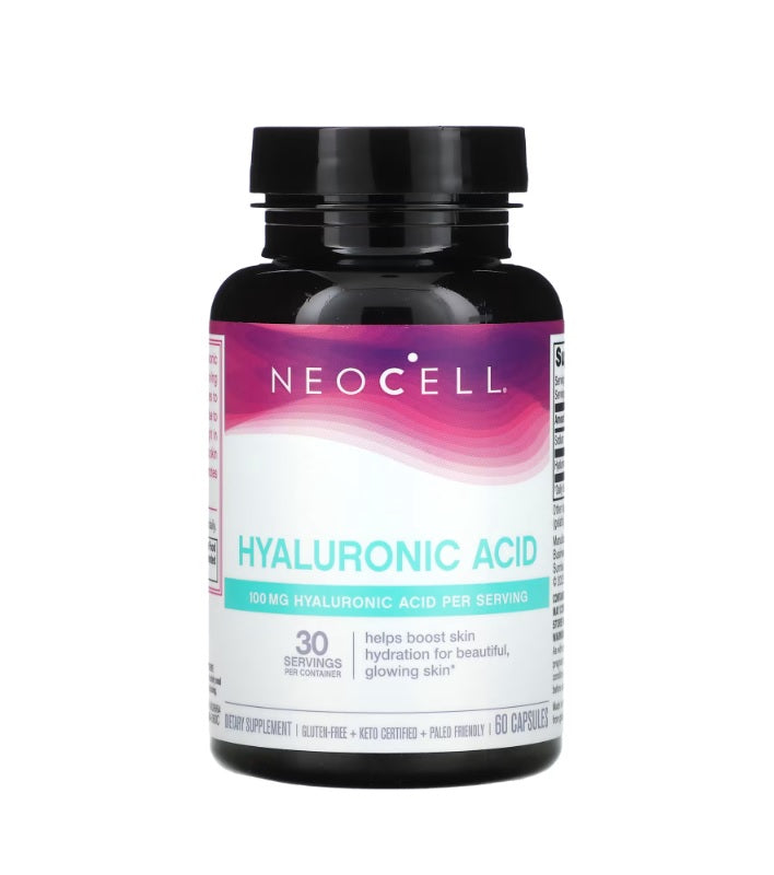 Hyaluronic Acid, 100mg - 60 caps - NeoCell