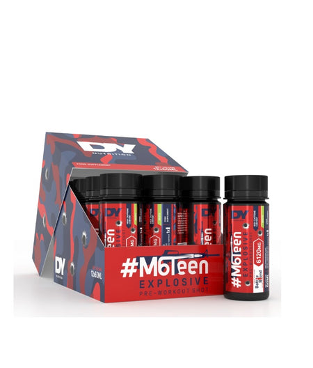 #M6Teen Explosive Pre-Workout Shot, Mojito - 12 x 60ml. - Dorian Yates