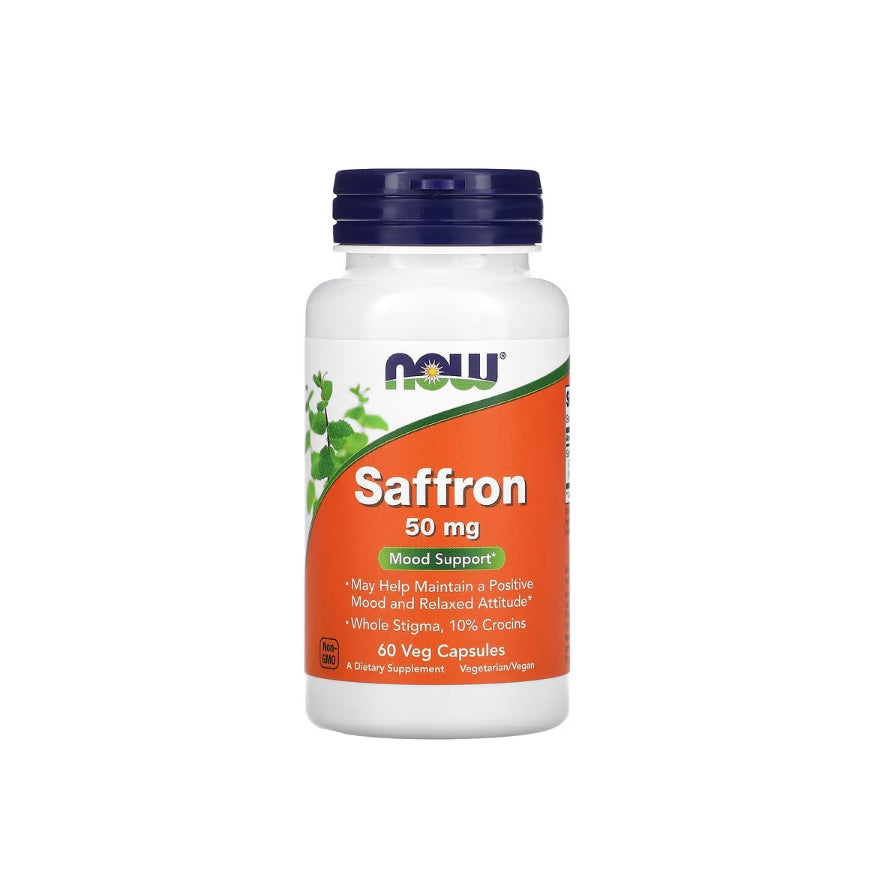 Saffron, 50mg - 60 vcaps - NOW Foods