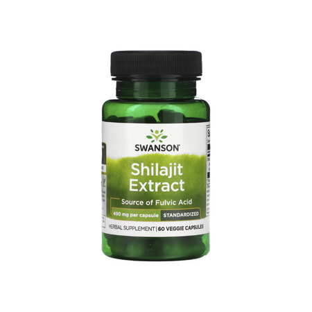 Shilajit Extract, 400mg - 60 vcaps