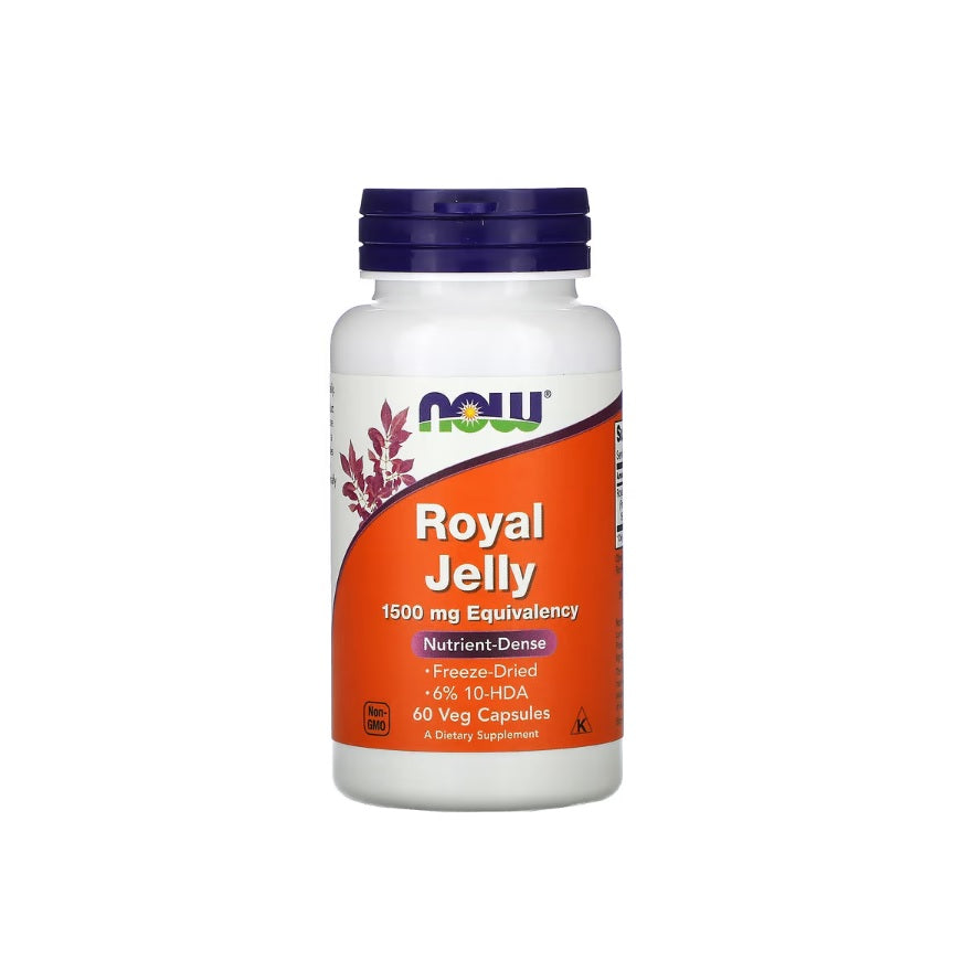 Royal Jelly, 1500mg Equivalency - 60 vcaps - Now Foods