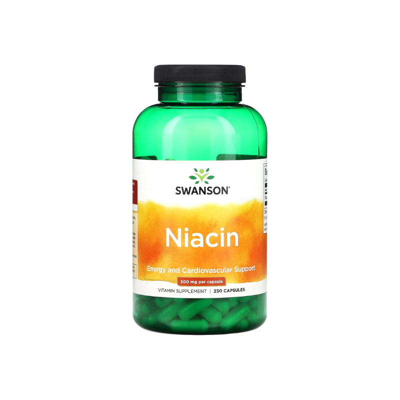 Niacin, 500mg - 250 caps