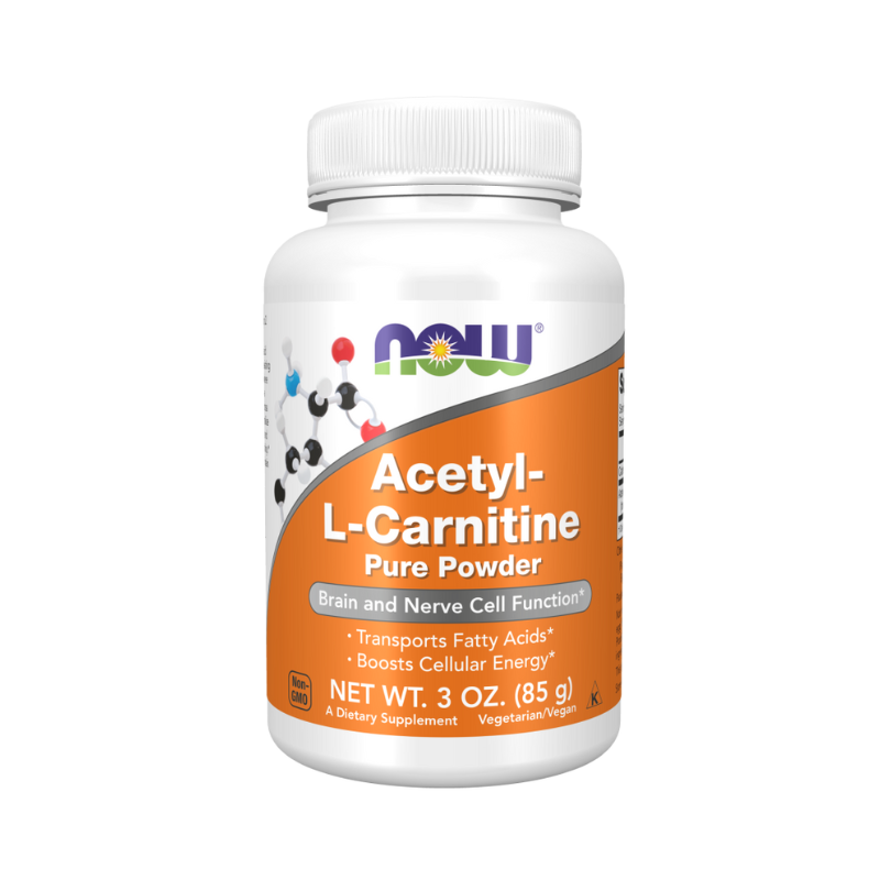 Acetil-L-Carnitina, Polvo Puro - 85 gramos