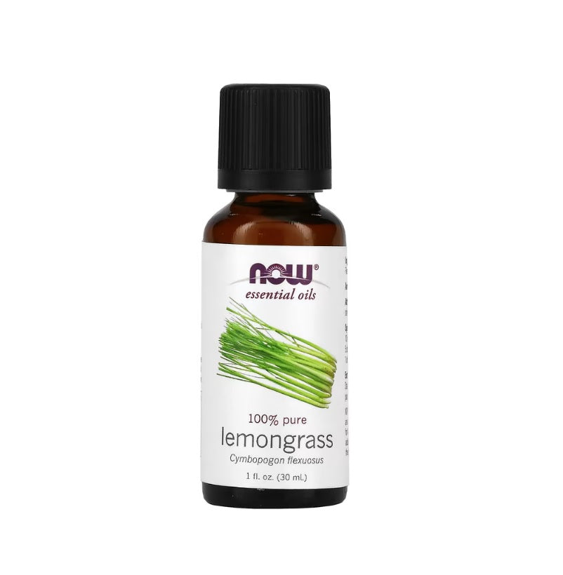 Essential Oil, Lemongrass Oil - 30 ml. Now Foods