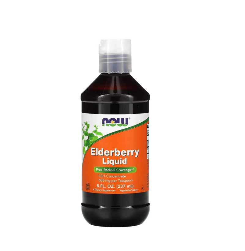 Elderberry, Liquid - 237 ml - Now Foods