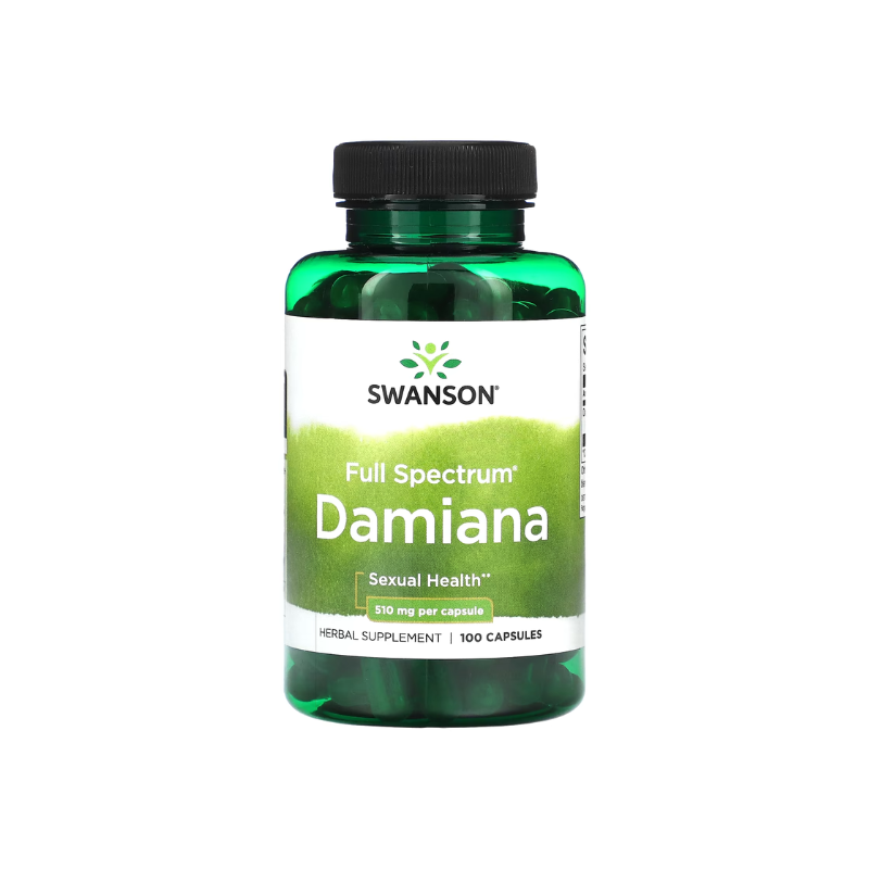 Damiana, 510mg - 100 caps - Swanson